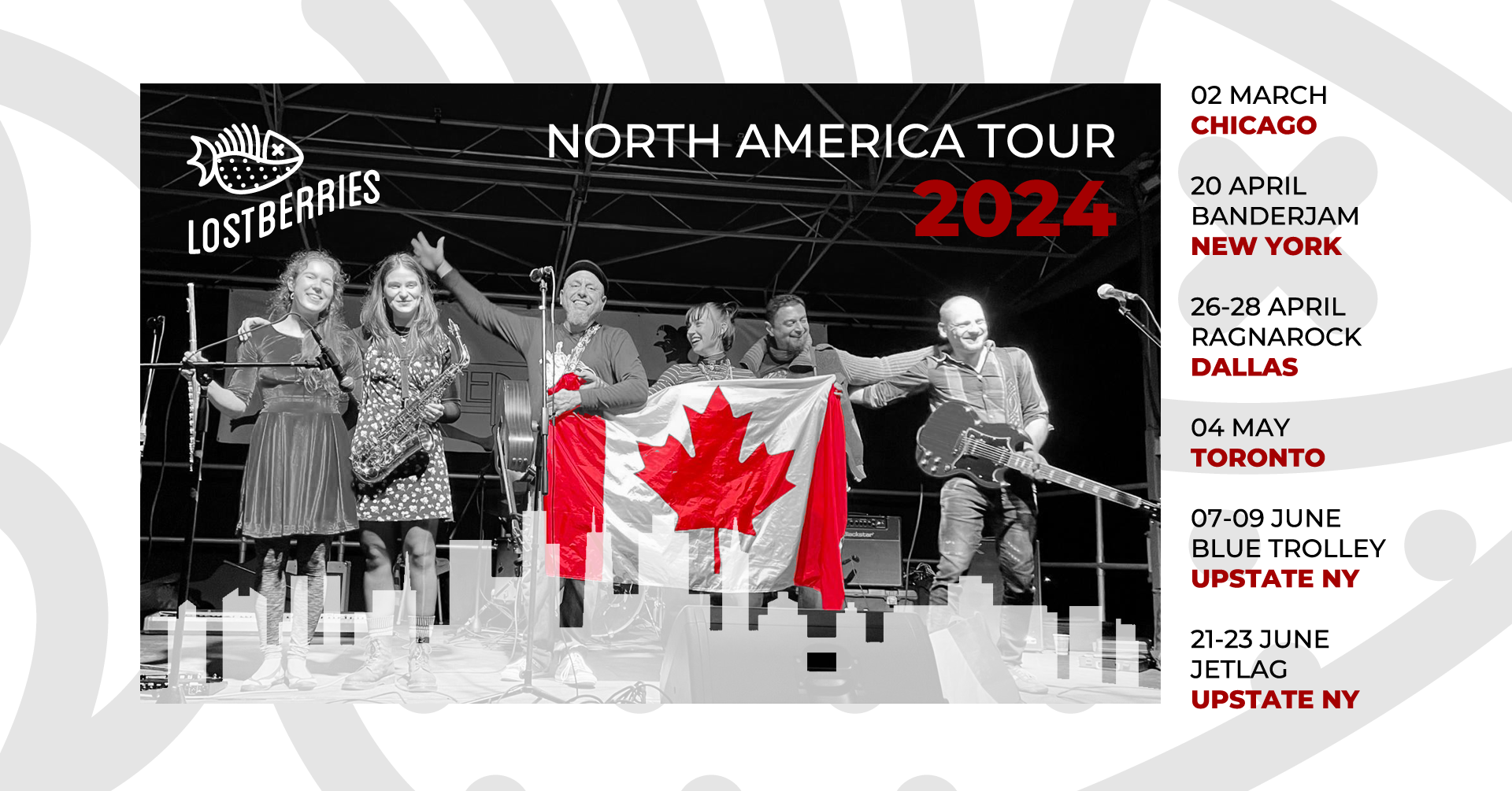Lostberries North America Tour